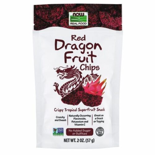 Red Dragon Fruit Chips 2 Oz by Now Foods