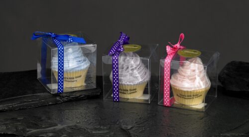 STC-24 Blueberry Swirl Top Cupcake Soap