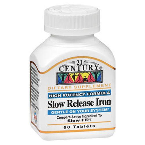 Slow Release Iron 60 Tabs by 21st Century