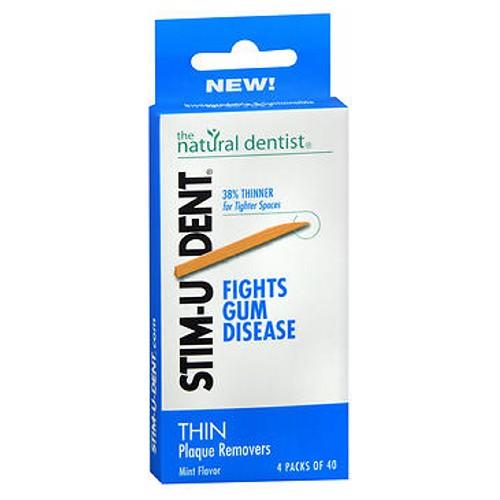 Stim-U-Dent Plaque Removers Thin Mint 160 each by Natural Dentist