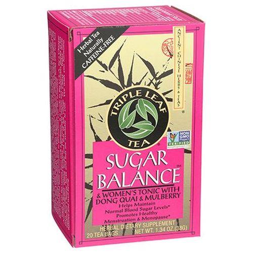 Sugar Balance Womens Tonic Tea 20 Bags by Triple Leaf Tea