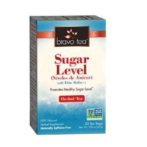Sugar Level Tea 20 Bags by Bravo Tea & Herbs