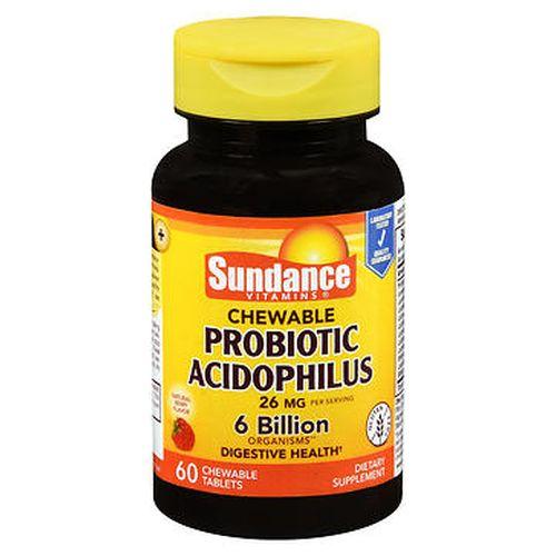 Sundance Probiotic Acidophilus Chewable Tablets 60 Tabs by Sundance