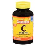 Sundance Vitamin C + Bioflavonoids & Rose Hips Coated Caplets 100 Tabs by Sundance