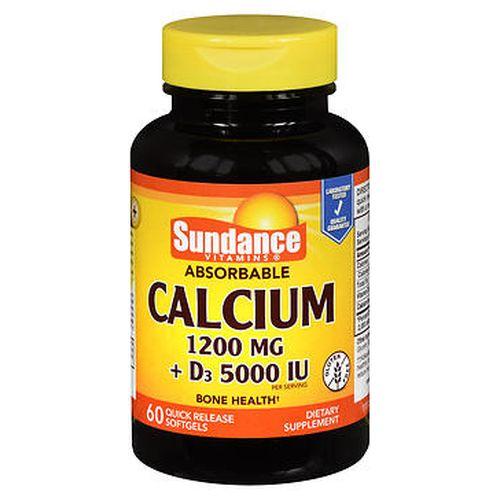 Sundance Vitamins Absorbable Calcium+ D3 Softgels 60 Tabs by Natures Truth