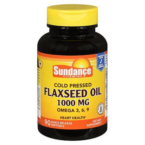 Sundance Vitamins Flaxseed Oil Softgels 90 Tabs by Natures Truth