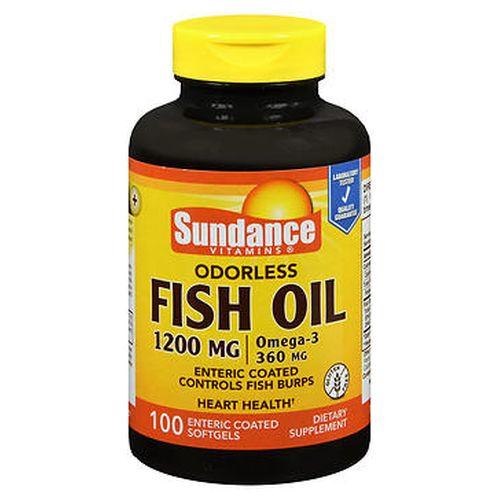 Sundance Vitamins Odorless Fish Oil Omega3 Softgels 100 Tabs by Sundance