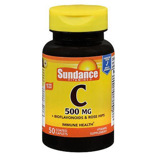 Sundance Vitamins Vitamin C Coated Caplets 50 Tabs by Sundance