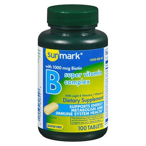 Sunmark Vitamin B Complex + C 100 Tabs by Sunmark