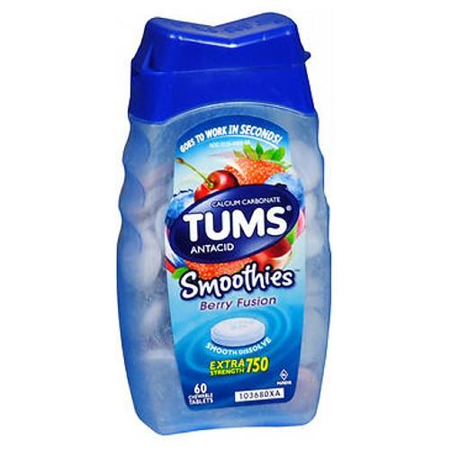 Tums Smoothies Antacid And Calcium Supplement Chewable 60 tabs by The Honest Company