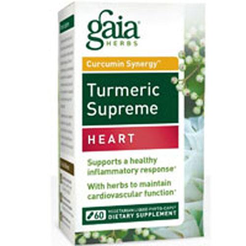 Turmeric Supreme Heart 60 Caps by Gaia Herbs