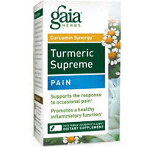 Turmeric Supreme Pain 120 Caps by Gaia Herbs