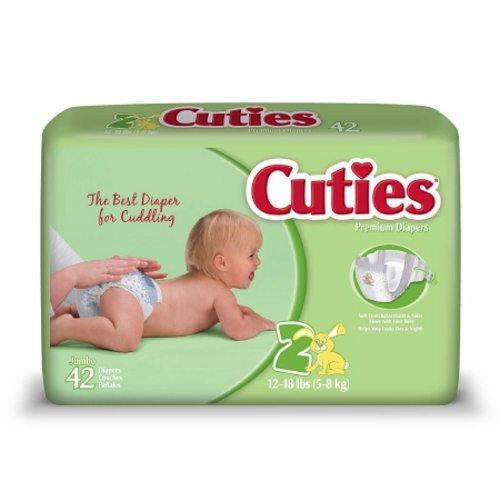 Unisex Baby Diaper Size 2 Case of 168 by First Quality