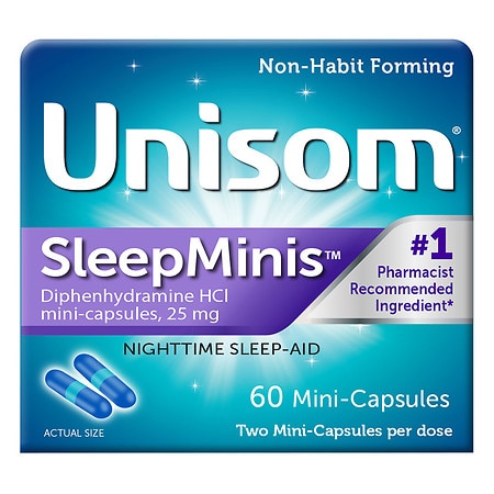 Unisom SleepMinis Nighttime Sleep Aid - 60.0 ea