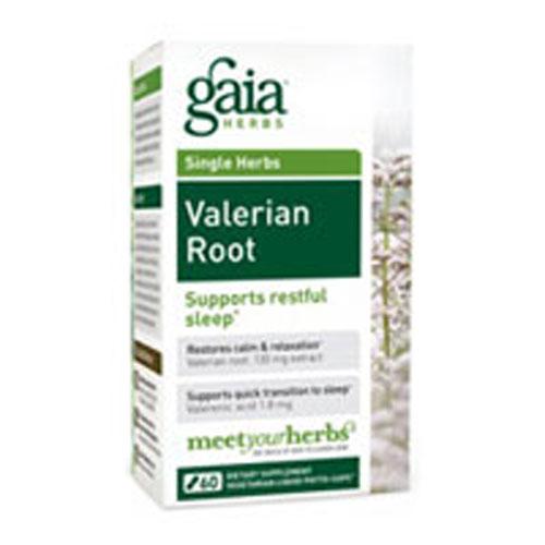 Valerian Root 60 Caps by Gaia Herbs