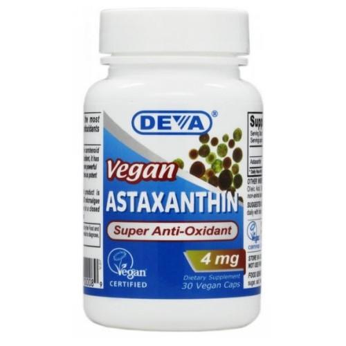 Vegan Astaxanthin Super Antioxidant 30 vegan caps by Deva Vegan Vitamins