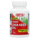 Vegan Chia Seed Oil 90 vcaps by Deva Vegan Vitamins