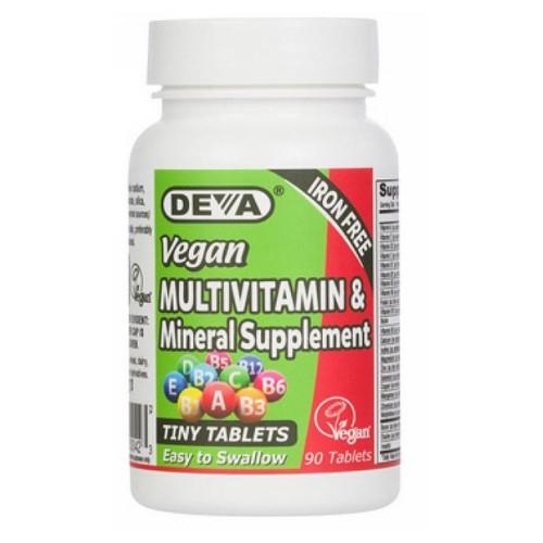 Vegan Multivitamins 90 Tabs by Deva Vegan Vitamins