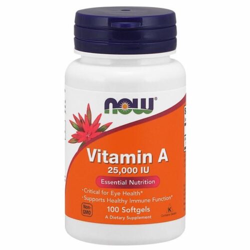 Vitamin A 100 Softgels by Now Foods