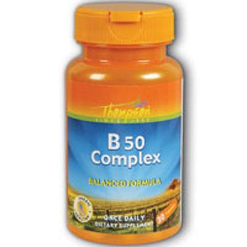 Vitamin B Complex 50 mg 60 Caps by Thompson