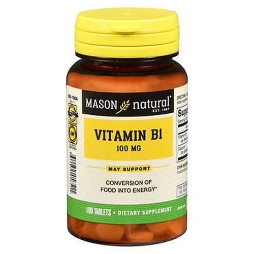 Vitamin B1 100 Tabs by Mason