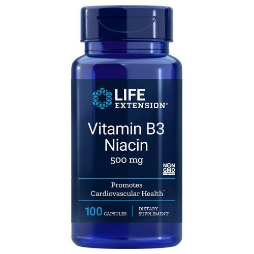 Vitamin B3 Niacin 100 caps by Life Extension