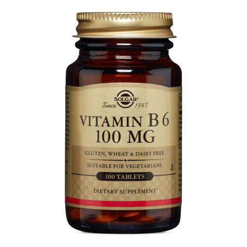 Vitamin B6 100 Tabs by Solgar