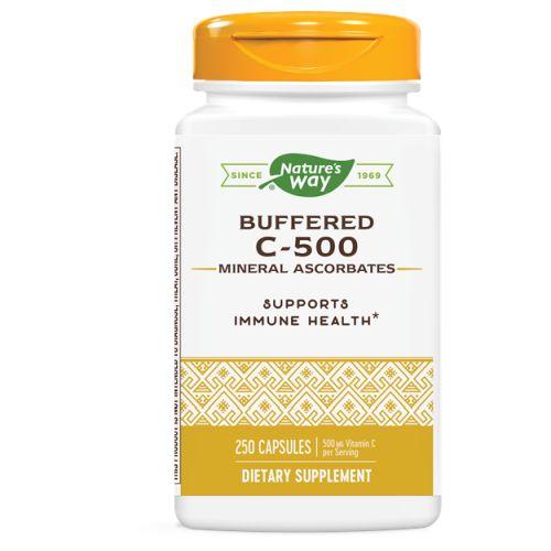 Vitamin C 500 Ascorbate Buffered 250 Caps by Nature's Way
