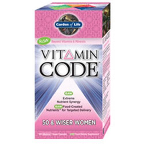 Vitamin Code 50 & Wiser Womens Formula 240 Caps by Garden of Life