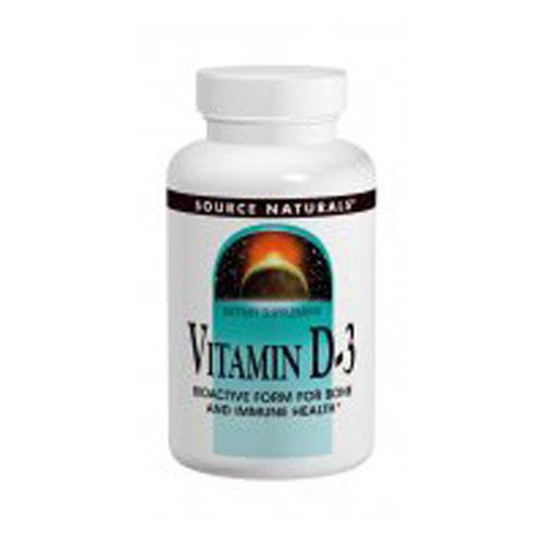 Vitamin D 2000 IU 100 caps by Source Naturals
