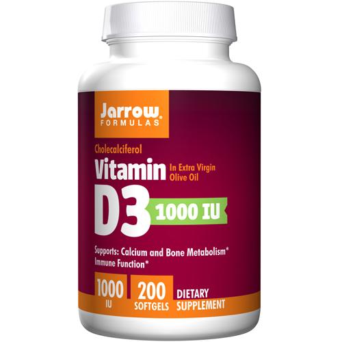 Vitamin D3 200 Softgels by Jarrow Formulas