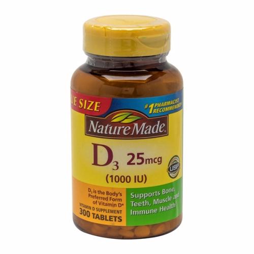 Vitamin D3 300 Tabs by Nature Made