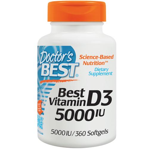 Vitamin D3 360 Softgels by Doctors Best