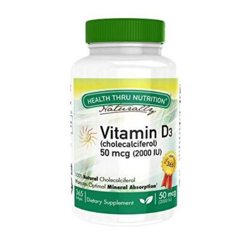 Vitamin D3 365 Softgel by Health Thru Nutrition