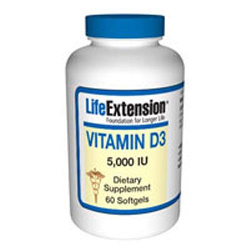 Vitamin D3 60 sgels by Life Extension