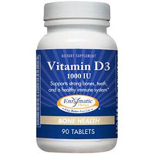 Vitamin D3 90 tabs by Enzymatic Therapy