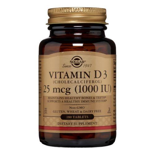 Vitamin D3 (Cholecalciferol) 180 Tabs by Solgar