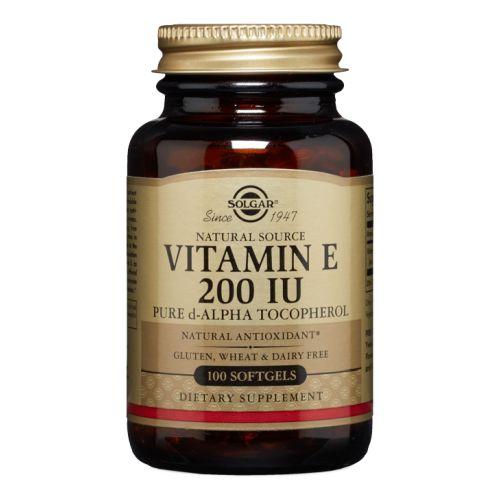 Vitamin E Alpha Softgels 100 S Gels by Solgar