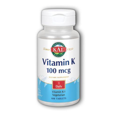 Vitamin K 100 Tabs by Kal