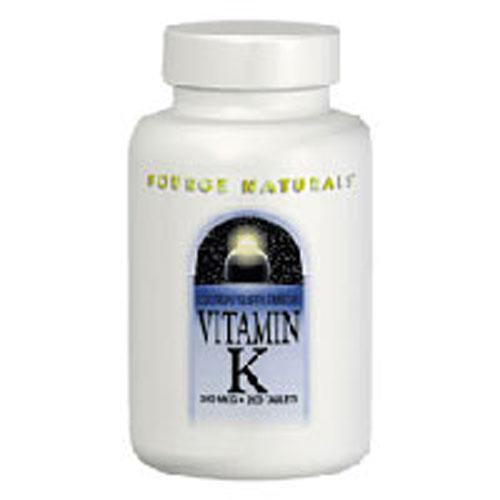 Vitamin K 200 Tabs by Source Naturals