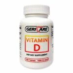 Vitamin Supplement GeriCare Vitamin D3 1000 IU Strength Tablet 100 per Bottle 100 Tabs by McKesson
