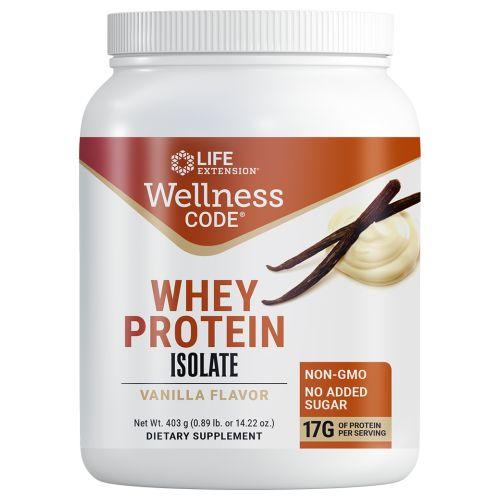 Whey Protein Isolate Vanilla 403 Grams by Life Extension