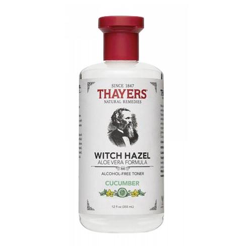 Witch Hazel Toner with Aloe Vera Cucumber 12 OZ by Thayers