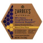 Zarbees Naturals 96% Honey Cough Soothers + Immune Support 14 Each by Zarbees