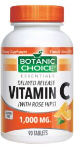 Botanic Choice Delayed Release Vitamin C with Rose Hips - 90 Tablets