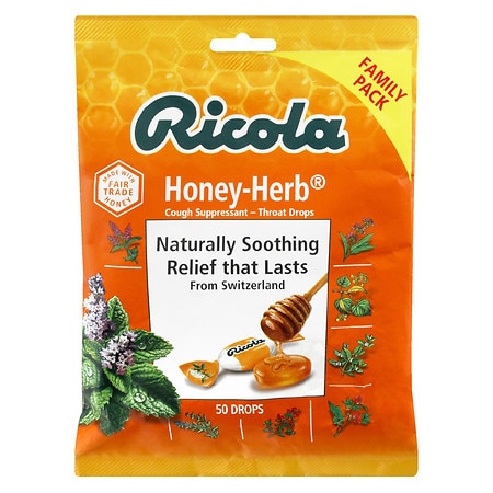 Ricola Cough Drop Honey Herb - 50.0 ea