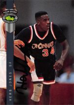 623638 Herb Jones Autographed Basketball Card - Cincinnati Bearcats 1992 Classic Draft Four Sport Rookie - No.57