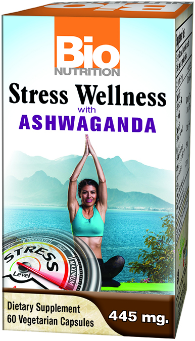 Bio Nutrition 515382 Stress Wellness with Ashwaganda - 60 Veggie Capsules