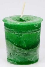 CVHMON Money Herbal Votive Candle in Green