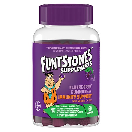 Flintstones Kids Elderberry Gummies with Immunity Support - 60.0 ea
